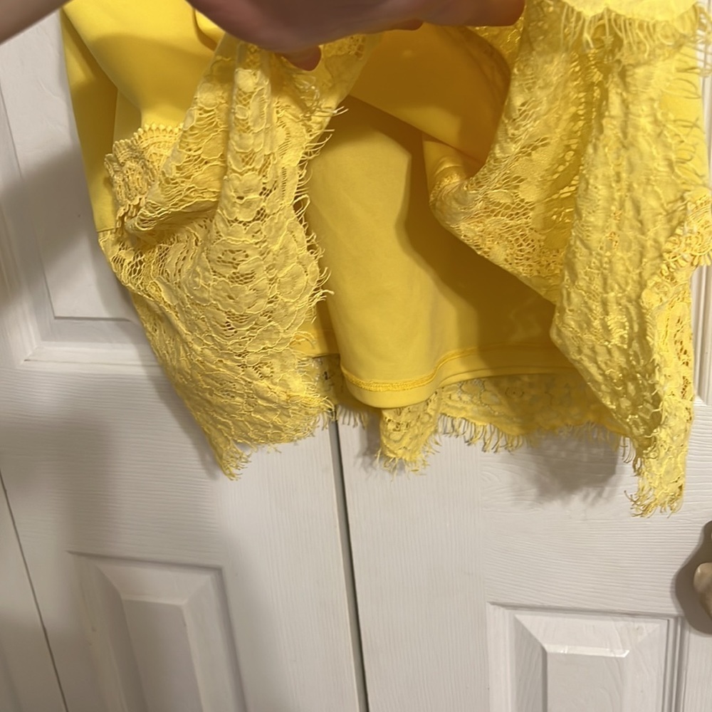 GB Girls Size 12 Sunny Yellow Sunday Dress - Picture 6 of 7